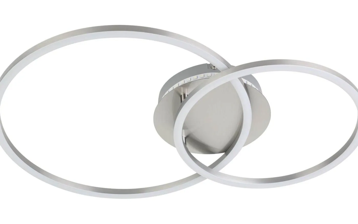 Palmaves Plafond 55cm LED 3000-6500K 9,5W med Fjärrkontroll Silver