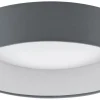 Palomaro Plafond 32cm LED 3000K 10,8W Grå