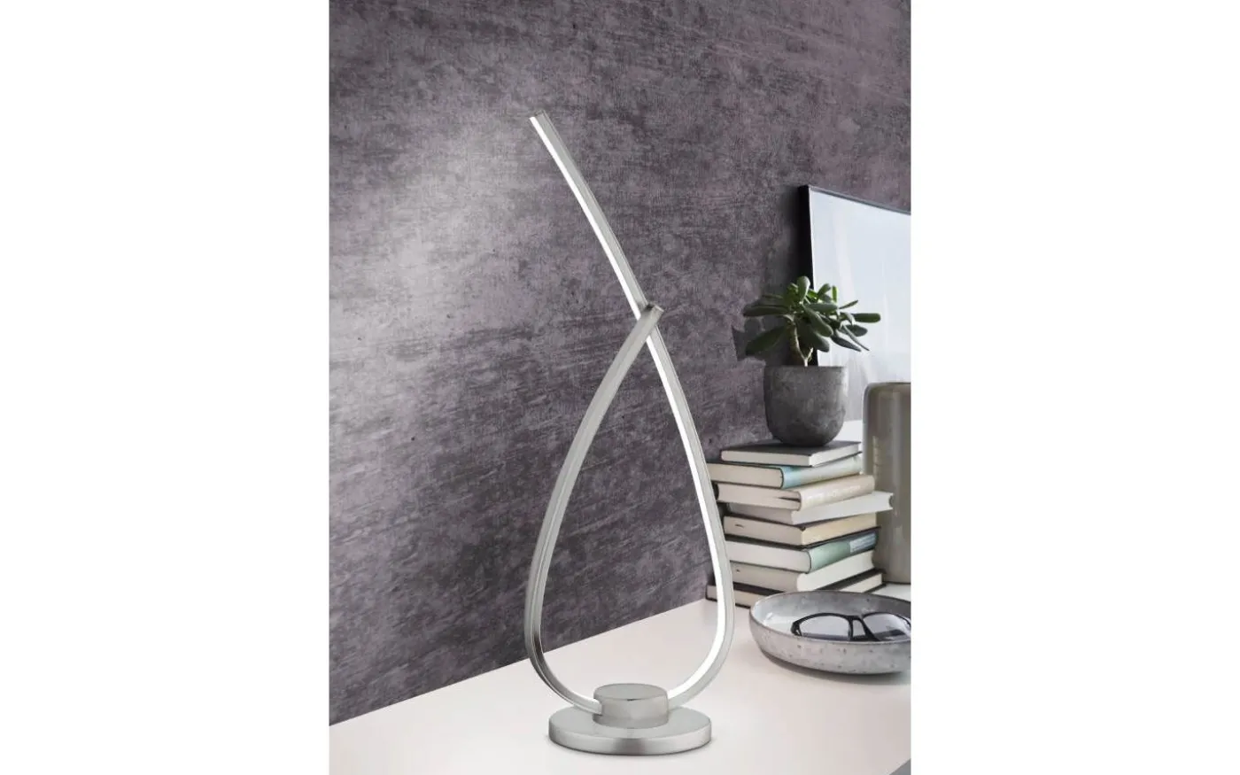 Palozza 1 Bordslampa 42cm LED 3000K 9,8W Nickel