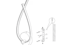 Palozza Vägglampa LED 3000K 9W Rosé