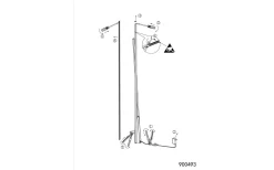 Panagria Golvlampa 146cm LED 3000K 11,2+12,8W Natur