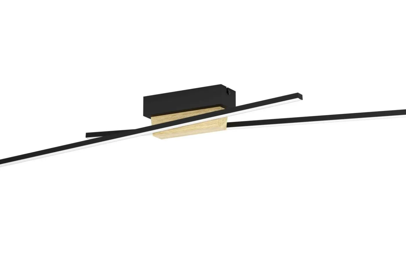 Panagria Plafond 93,5cm LED 3000K 26W Svart/Natur