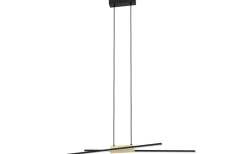 Panagria Taklampa 94cm LED 3000K 2x13W Svart/Natur