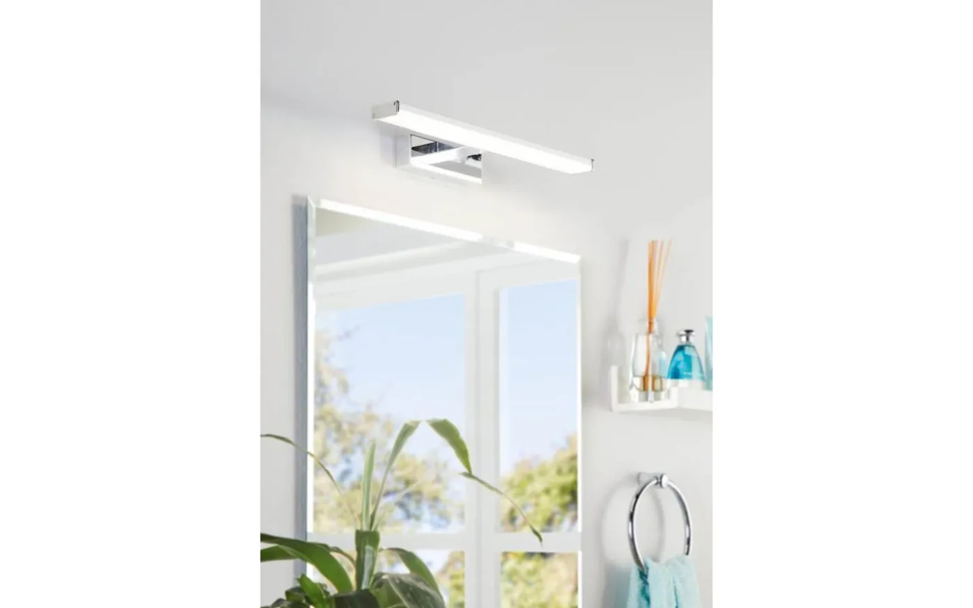 Pandella 1 Spegelbelysning 40cm LED 4000K 7,4W Krom IP44