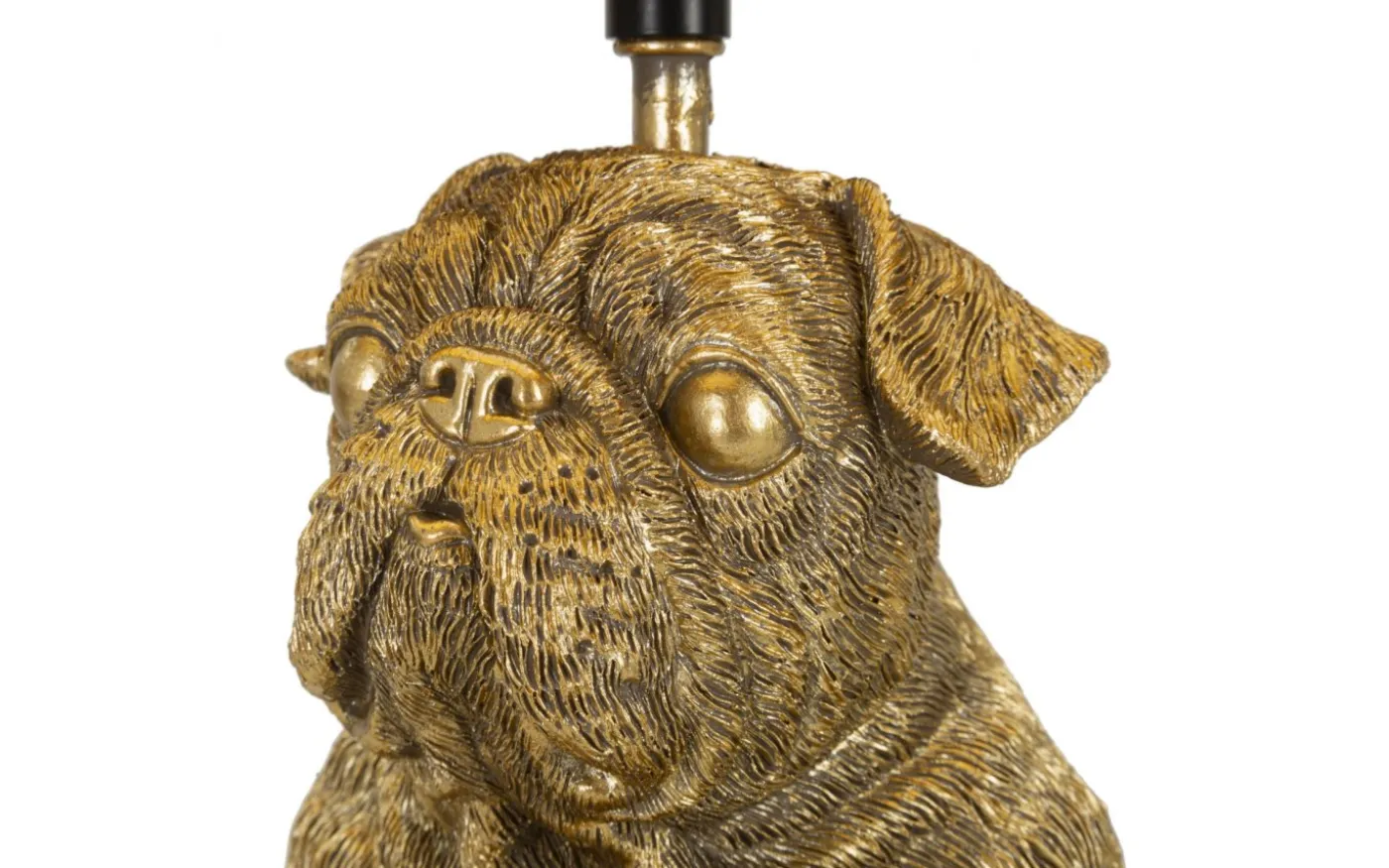 Paolo Bordslampa Hundar 43,8cm Guld/Svart