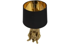 Paolo Bordslampa Hundar 43,8cm Guld/Svart