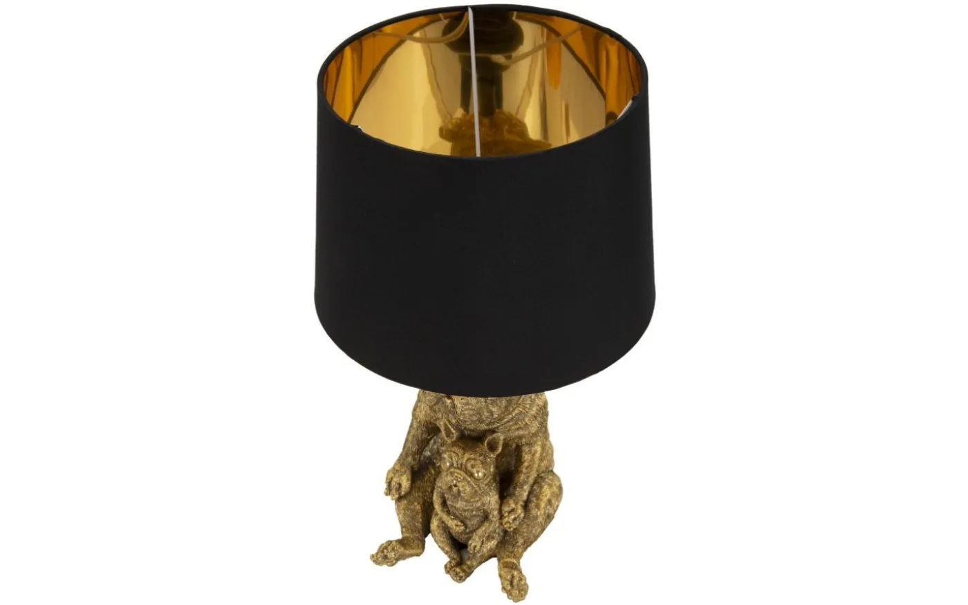 Paolo Bordslampa Hundar 43,8cm Guld/Svart