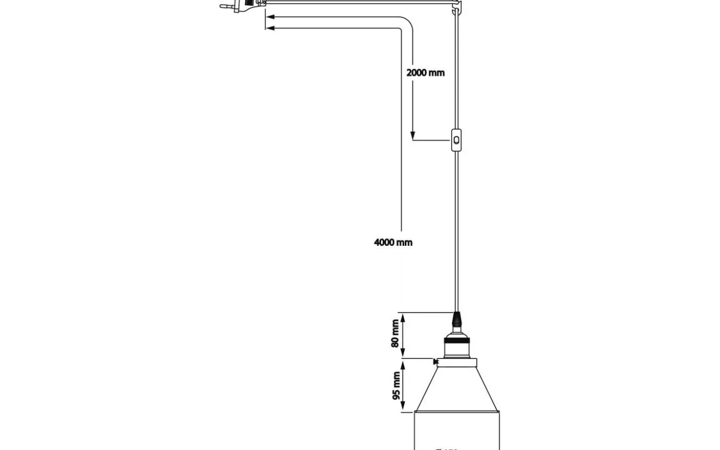 Paris Fönsterlampa 15cm Beige