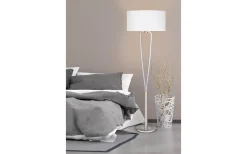 Paris II Golvlampa E27 borstat stål