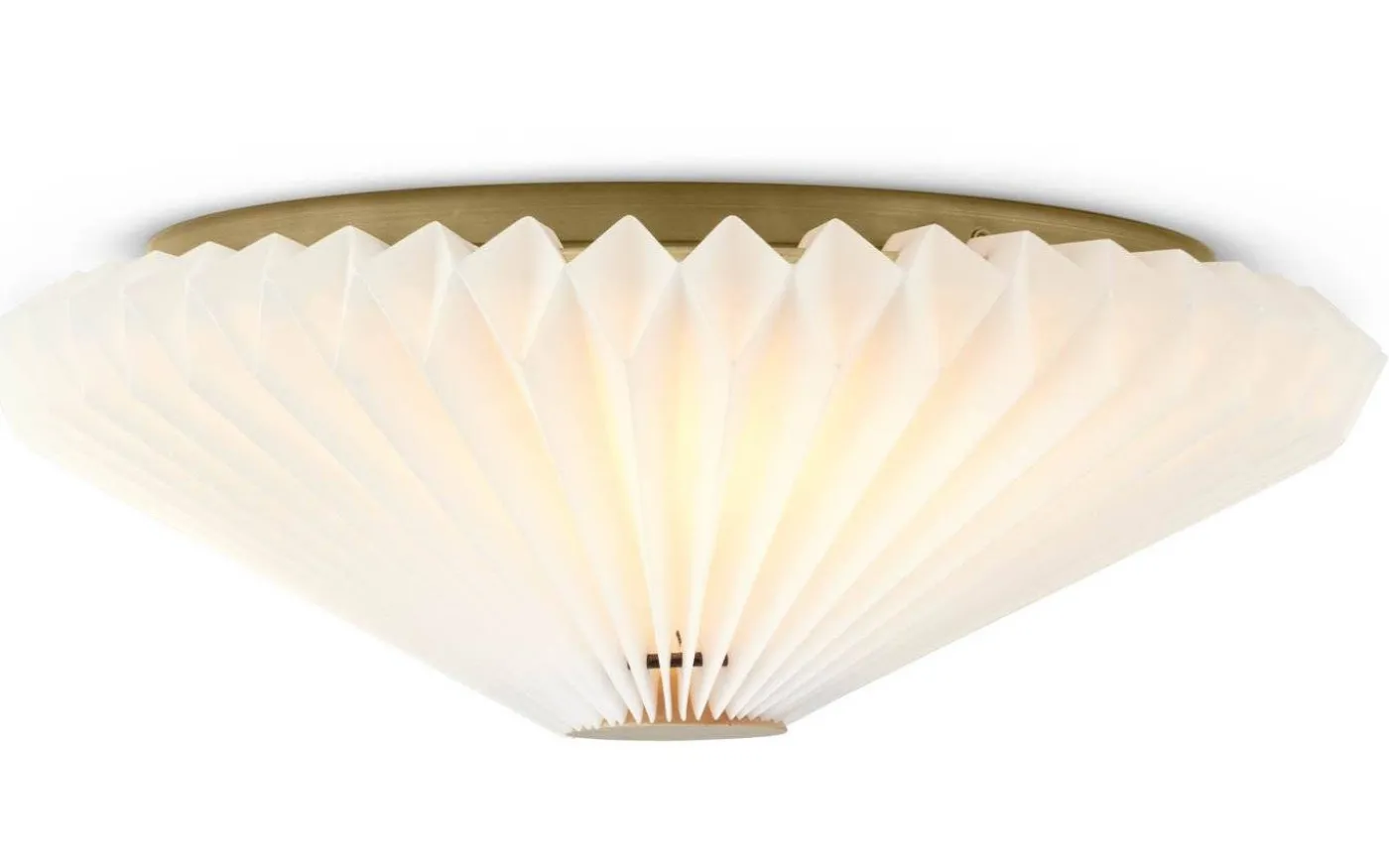 Paris Plafond Ø40cm Mässing/Vit