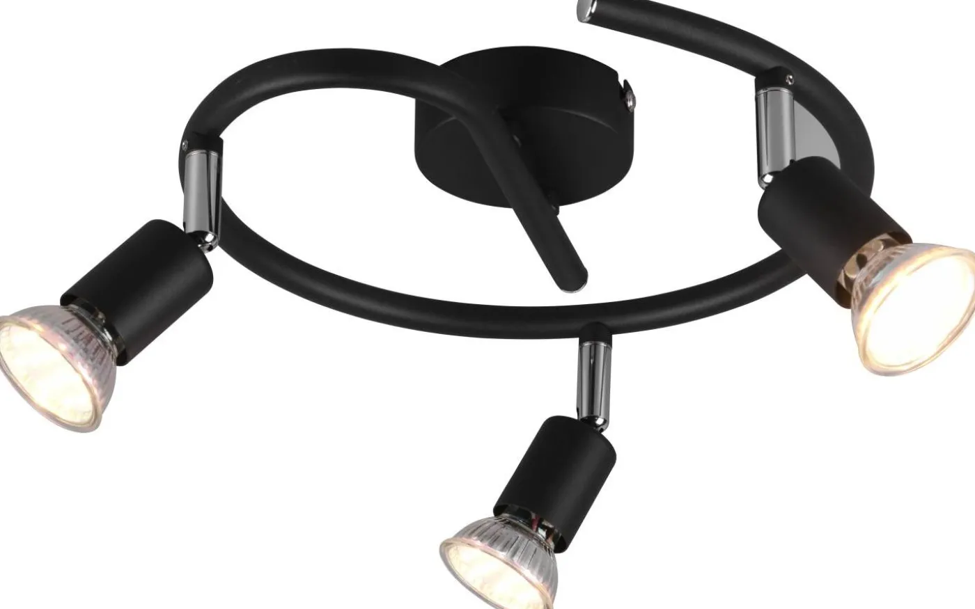 Paris Spotlight 3-delad GU10 mattsvart