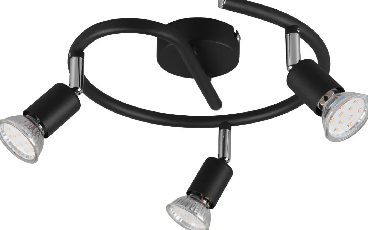 Paris Spotlight 3-delad GU10 mattsvart