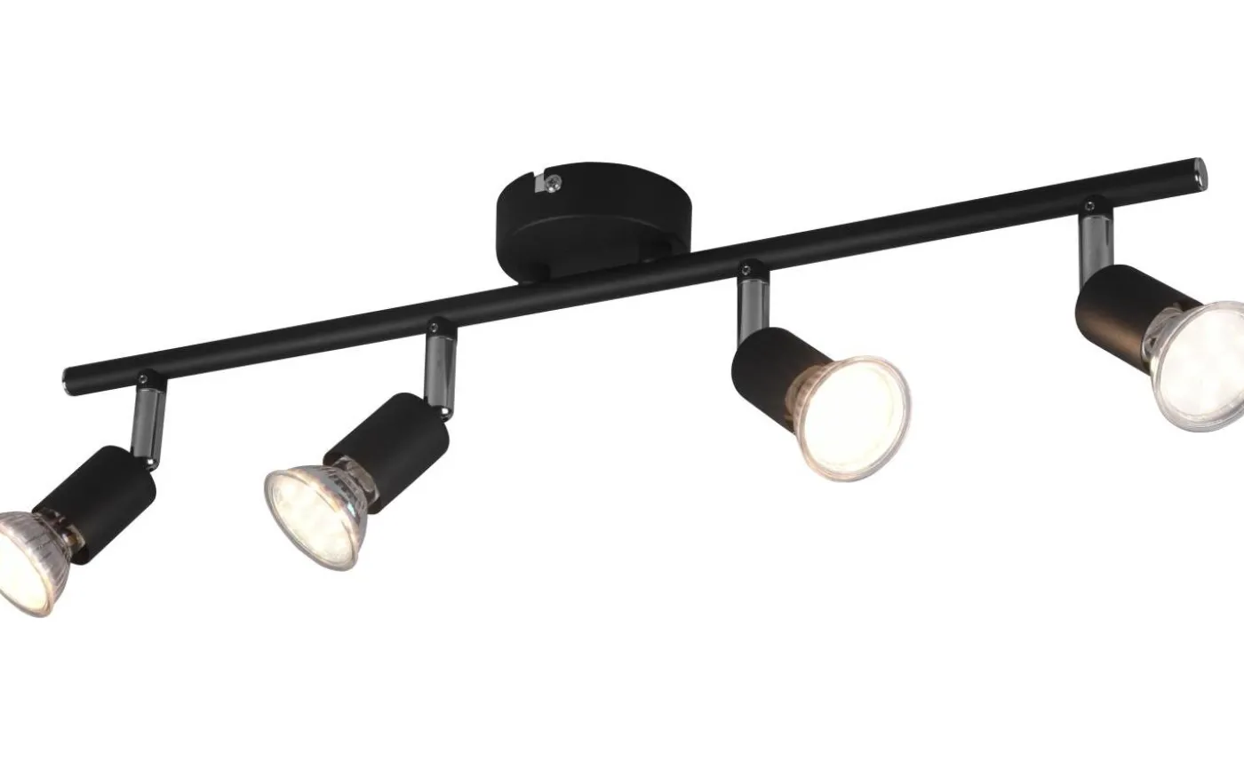 Paris Spotlight 4-delad GU10 mattsvart
