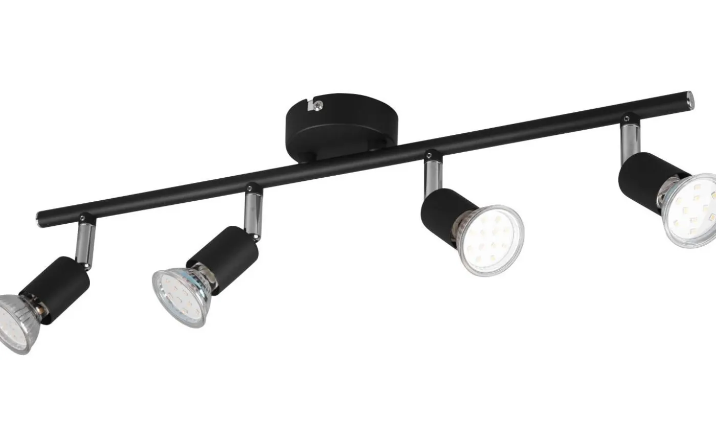 Paris Spotlight 4-delad GU10 mattsvart