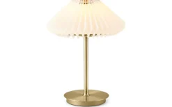 Paris Uppladdningsbar Bordslampa 28cm Mässing/Vit