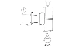 Passa Vägglampa LED 3000K 2x3W Krom/Vit