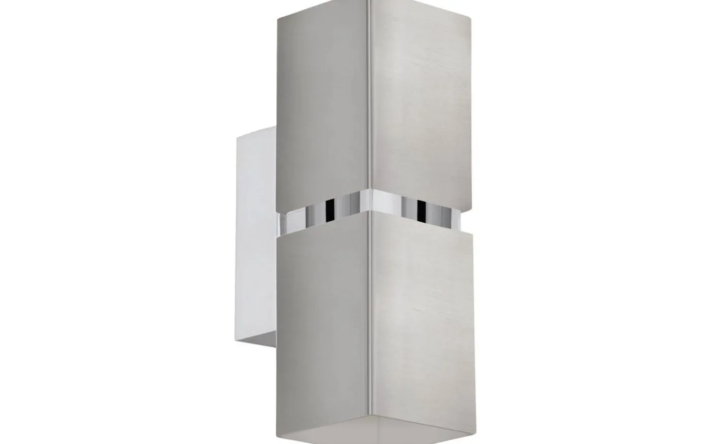 Passa Vägglampa LED 3000K 2x3W Krom/Nickel