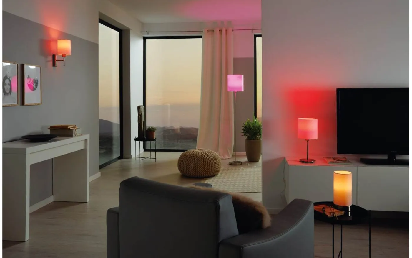 Pasteri Bordslampa 40cm Nickel/Vit