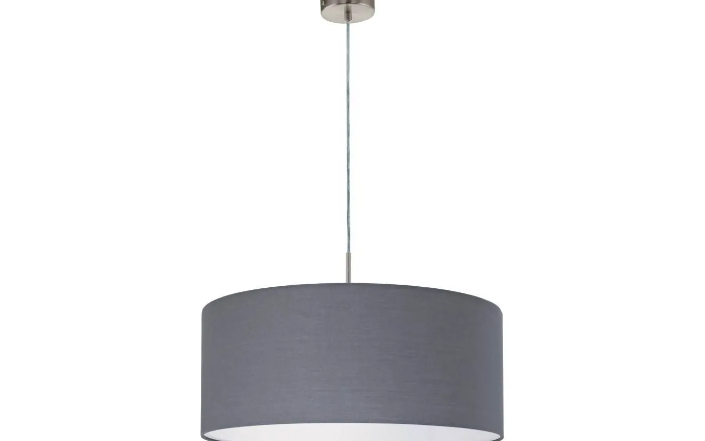 Pasteri Taklampa 53cm Grå/Nickel