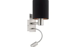 Pasteri Vägglampa LED 3000K 3,5W Nickel/Svart