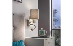 Pasteri Vägglampa LED 3000K 3,5W Nickel/Grå