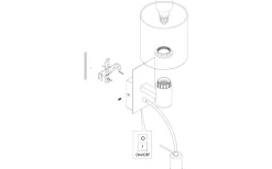 Pasteri Vägglampa LED 3000K 3,5W Nickel/Grå