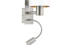 Pasteri Vägglampa LED 3000K 3,5W Nickel/Vit Koppar insida