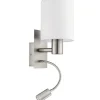 Pasteri Vägglampa LED 3000K 3,5W Nickel/Vit