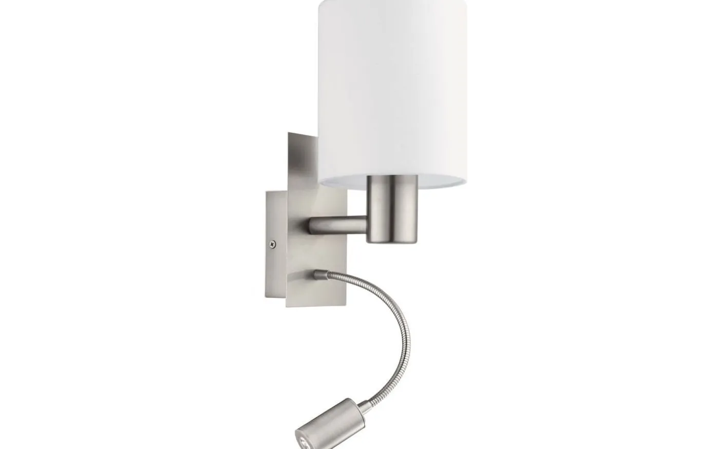 Pasteri Vägglampa LED 3000K 3,5W Nickel/Vit