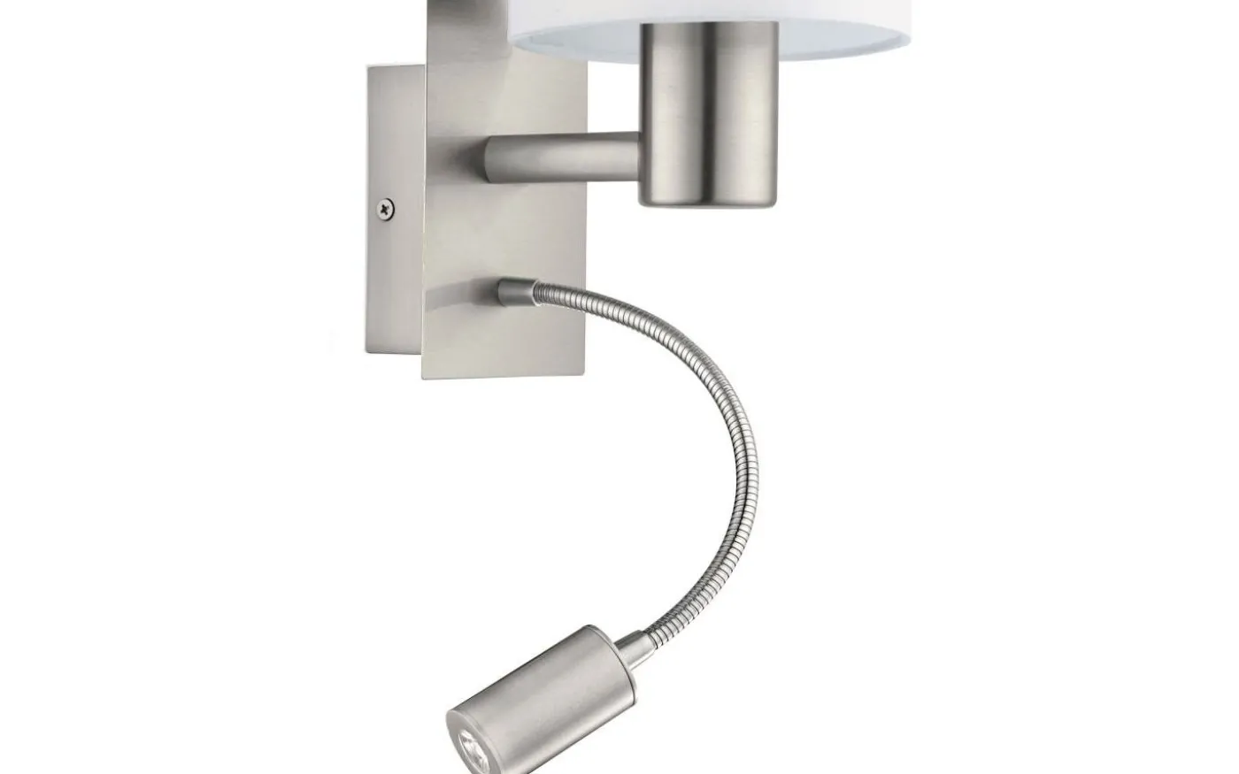 Pasteri Vägglampa LED 3000K 3,5W Nickel/Vit