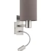 Pasteri Vägglampa LED 3000K 3,5W Nickel/Brun
