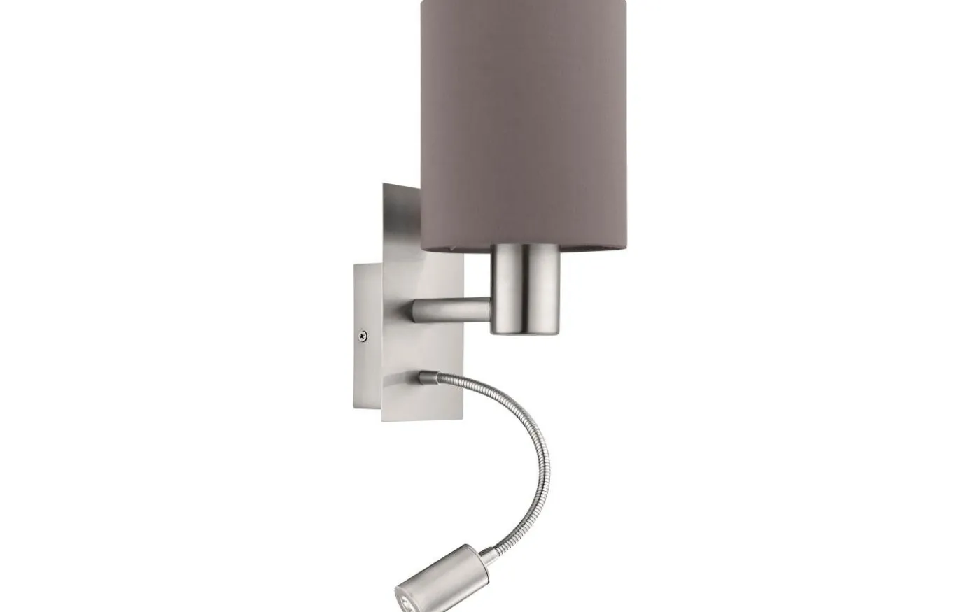 Pasteri Vägglampa LED 3000K 3,5W Nickel/Brun