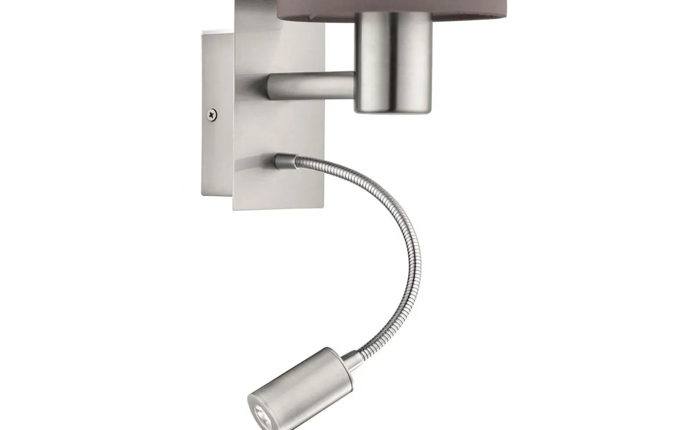 Pasteri Vägglampa LED 3000K 3,5W Nickel/Brun