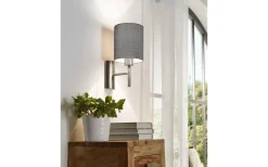 Pasteri Vägglampa Nickel/Grå