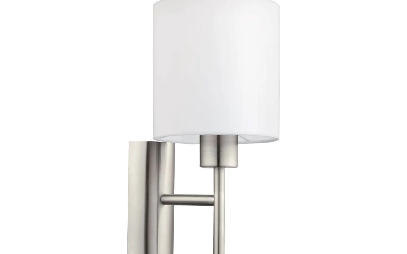 Pasteri Vägglampa Nickel/Vit