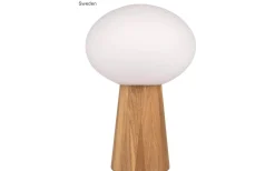 Pater Bordslampa 37cm Ek/Vit