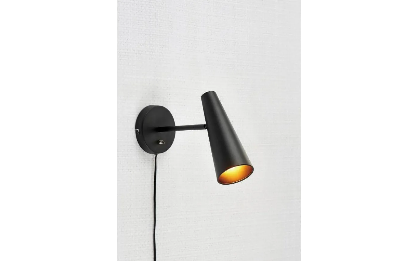 Peak Vägglampa Svart