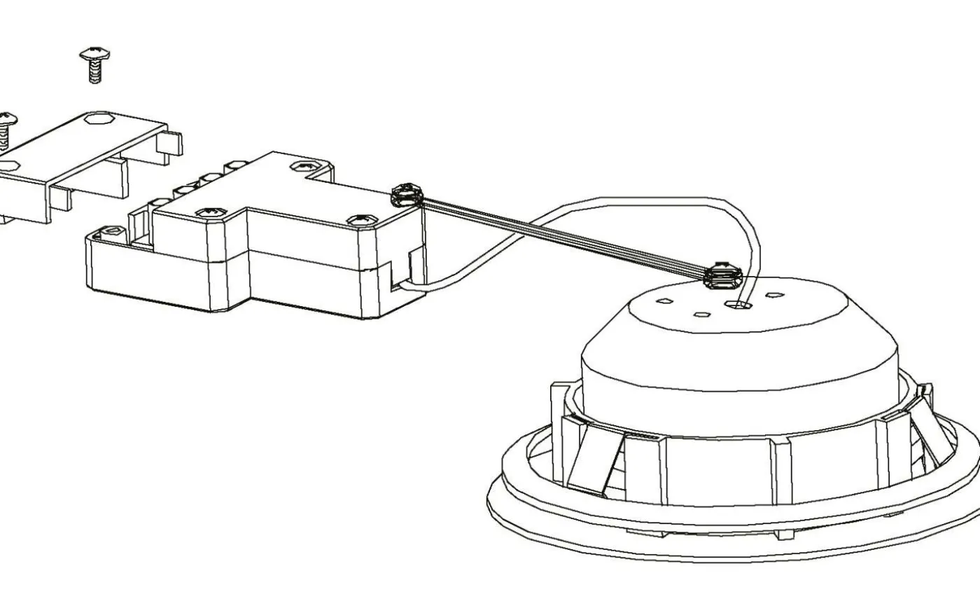 Peneto Spotlight LED 3000K 12W Krom IP44