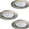 Peneto Spotlight 3-Pack GU10 LED 3000K 3x2,8W Nickel