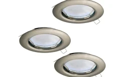 Peneto Spotlight 3-Pack GU10 LED 3000K 3x2,8W Nickel