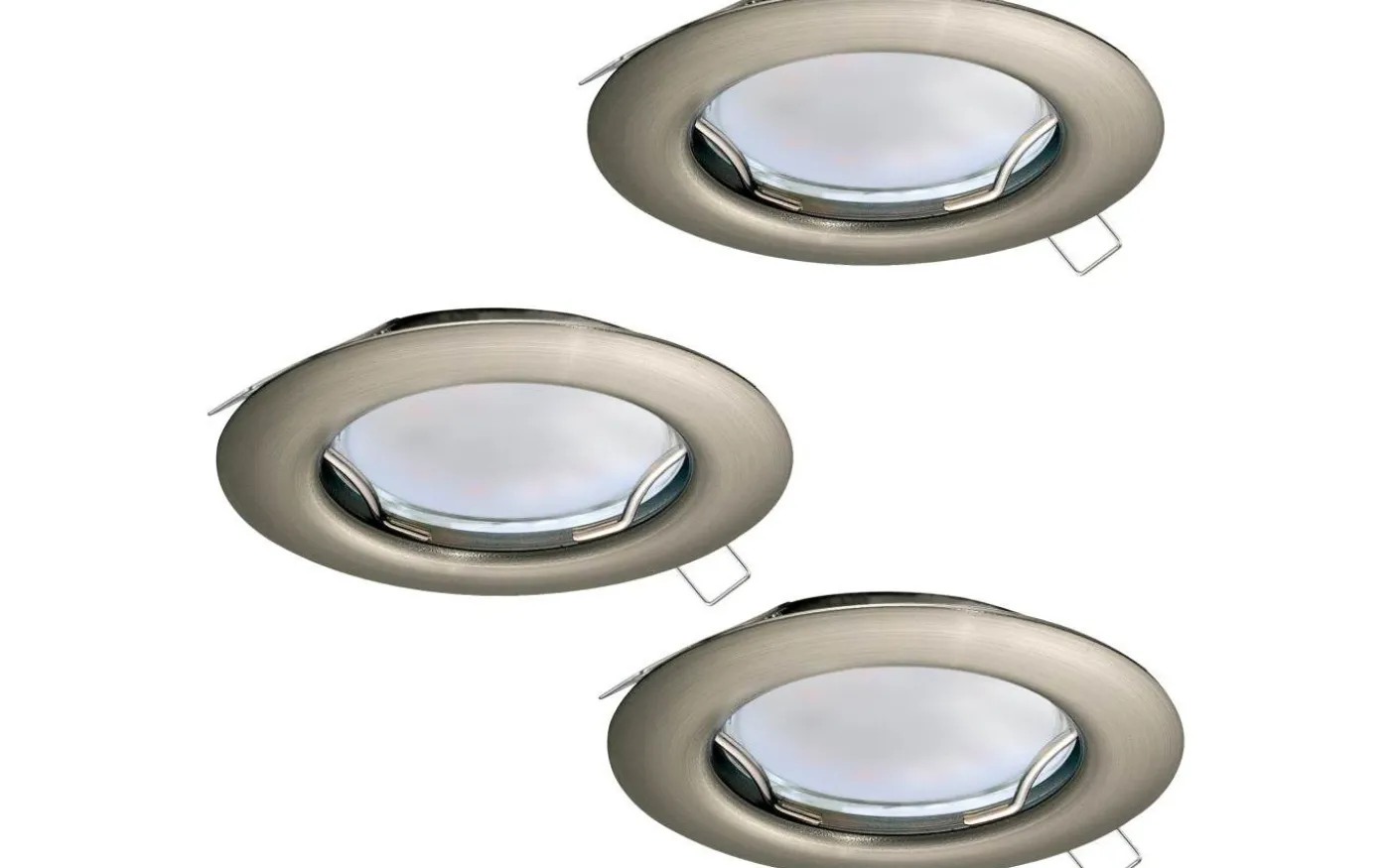 Peneto Spotlight 3-Pack GU10 LED 3000K 3x2,8W Nickel