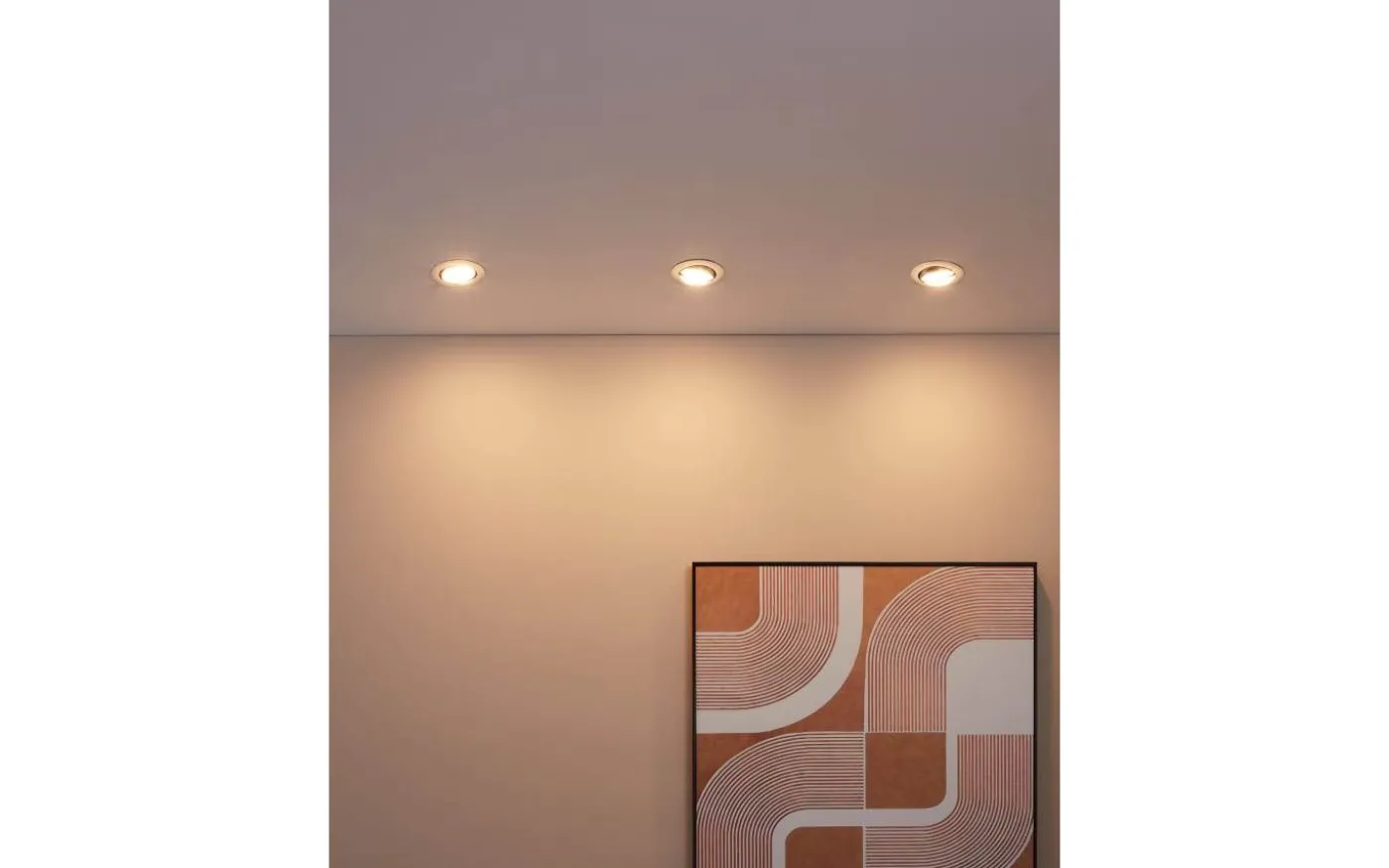 Peneto Spotlight 3-Pack GU10 LED 3000K 3x4,6W Krom