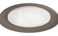 Penjamo Plafond 46,5cm LED 3000K 17W Brun