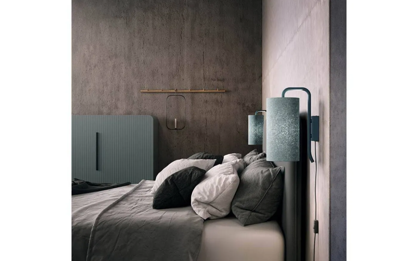 Pensile Vägglampa 30cm Azurite exkl. Skärm