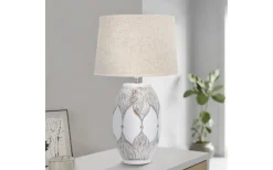 Perfect Bordslampa 67cm Vit/Beige