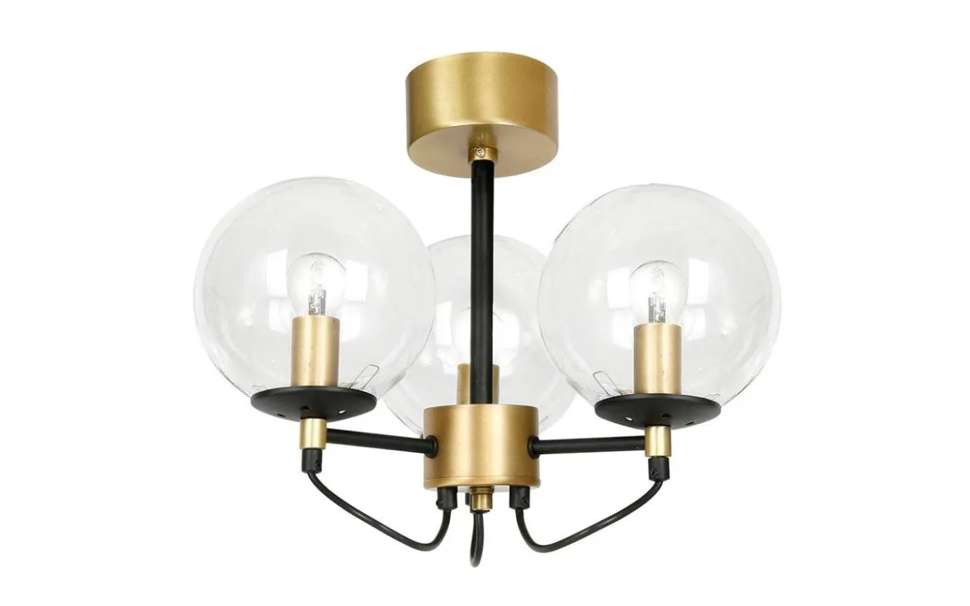 Perla 3 Plafond 3L 37cm Mässing