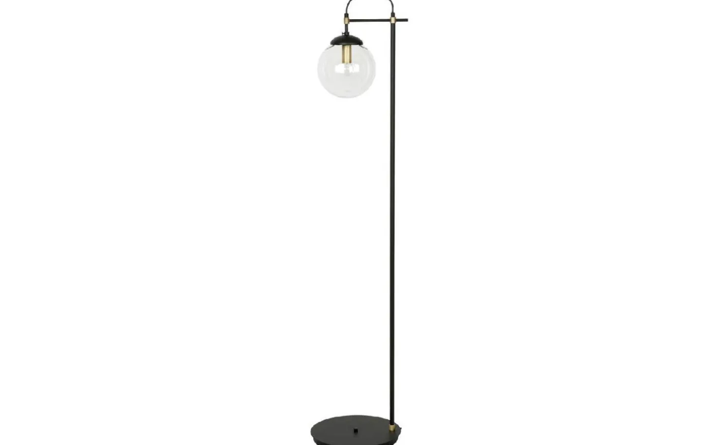 Perla Golvlampa 155cm Mässing/Svart