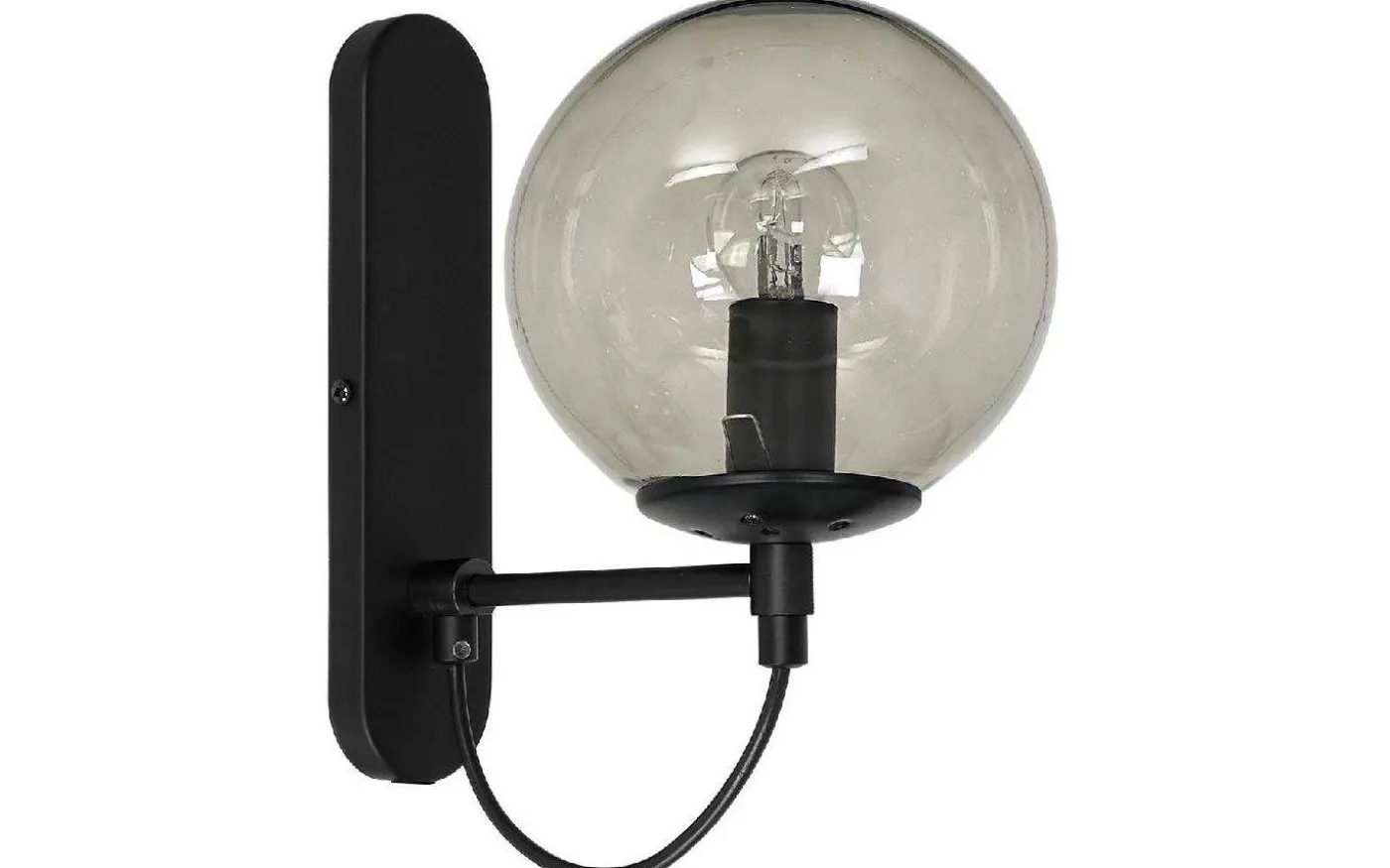 Perla Vägglampa Black Edition Glas/Svart