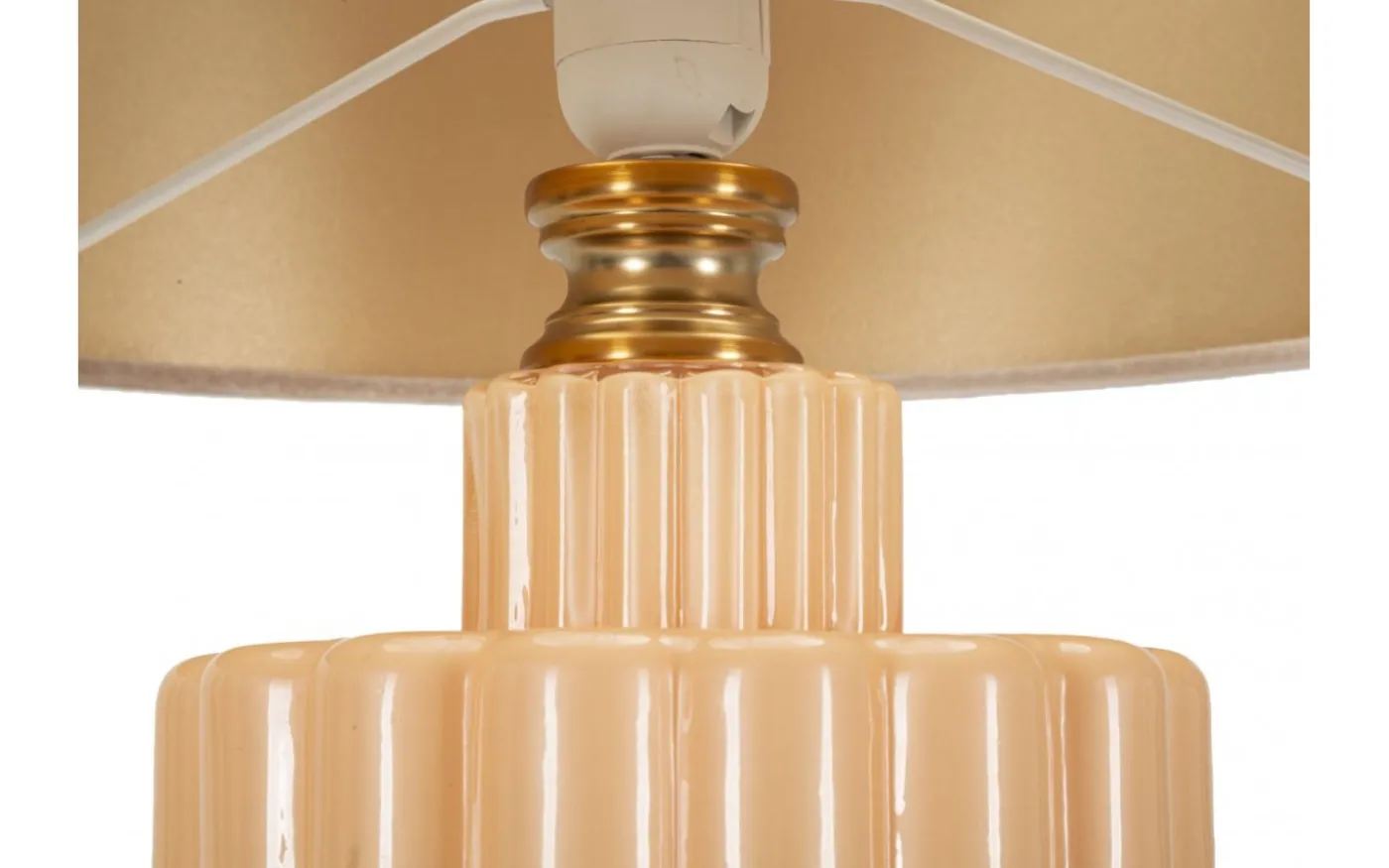 Perly Bordslampa 69,5cm Beige/Grå