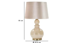 Perly Bordslampa 61cm Beige